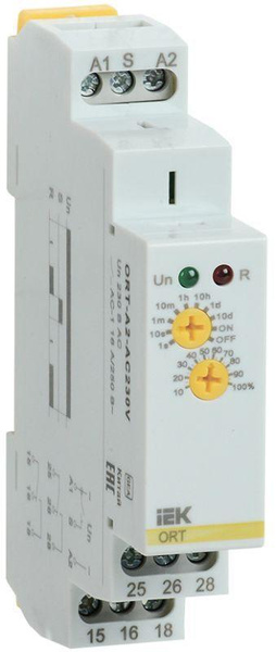 Реле задержки включения ORT 2 конт. 230В AC IEK ORT-A2-AC230V купить на ...