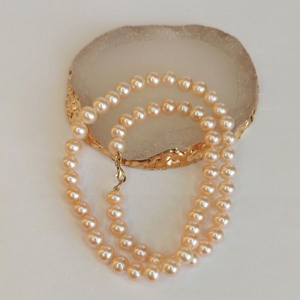 MAARITE JEWELRY Колье из розового жемчуга - купить с доставкой по ...