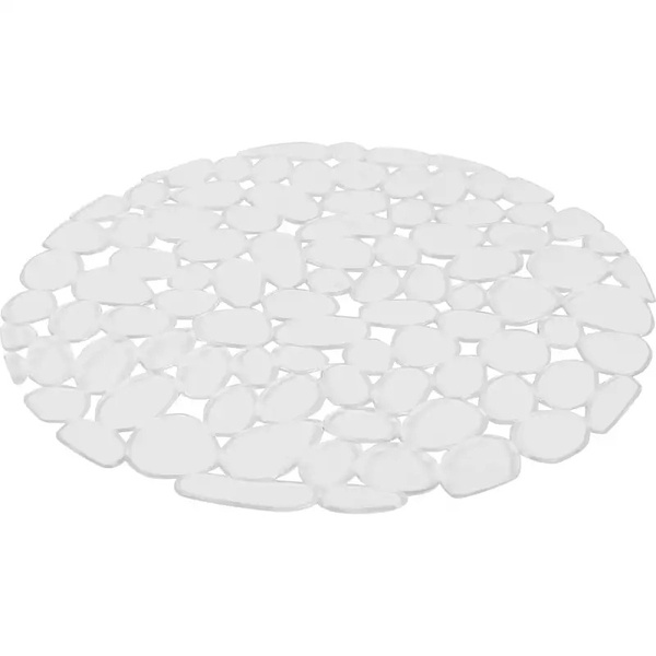 Коврик для мойки силиконовый, защитный, камушки, круглый - купить с ...