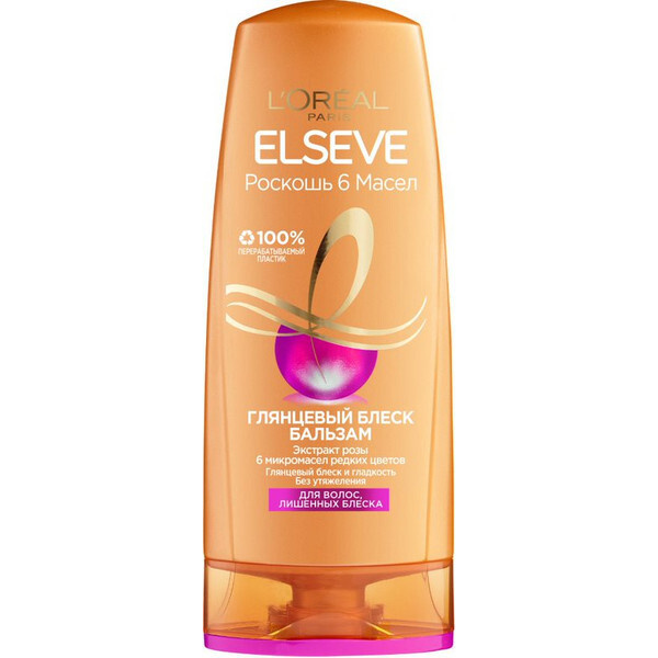 L'Oreal Paris/ Бальзам для волос Elseve Роскошь 6 Масел Экстракт Розы ...