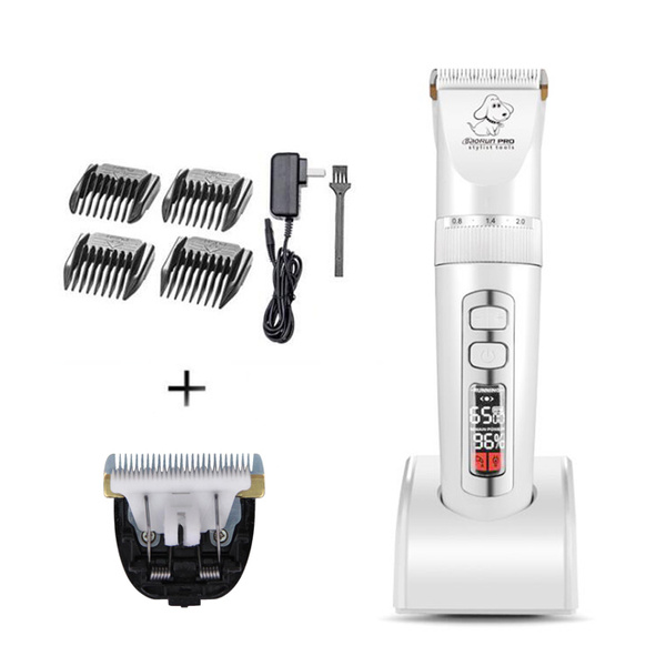 Машинка для стрижки собак BAORUN P-9 White Black Машинка для стрижки ...