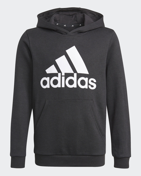 Adidas trefoil hoodie grey best sale and black