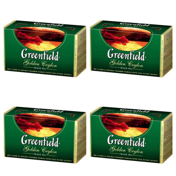 Чай в пакетиках черный Гринфилд Голден Цейлон , Greenfield Golden ...