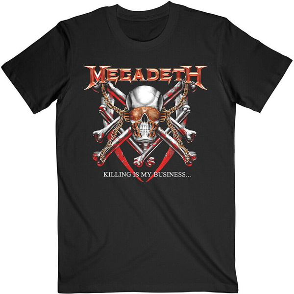 Футболка Megadeth, размер 44, цвет черный, 棉花 - купить по выгодной цене ...