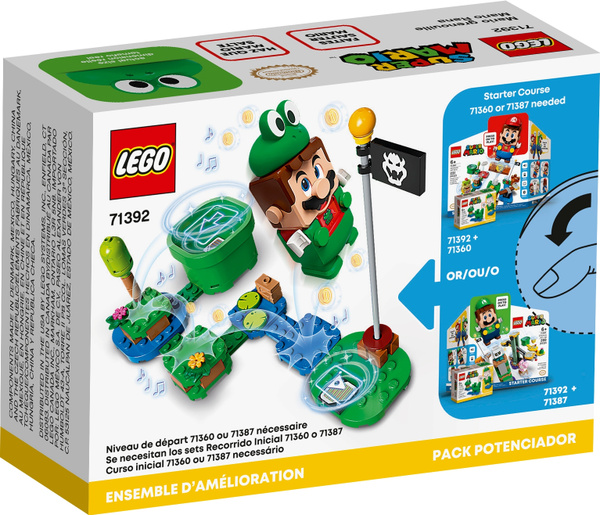 Lego Super Mario 71392 Набор усилений Марио-лягушка - купить с ...