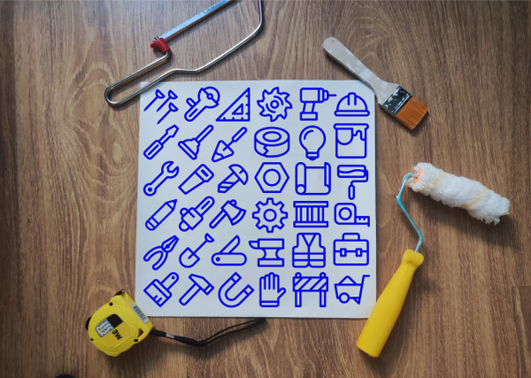 Наклейки для инструментов / строительные инструменты / маркировка на ...