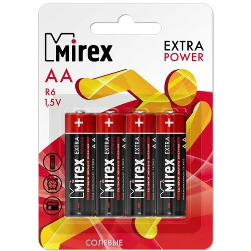 Mirex Батарейка, 4 шт - купить с доставкой по выгодным ценам в интернет ...