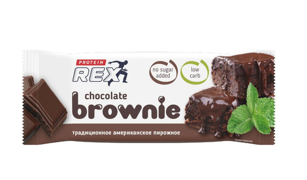 Батончик ProteinRex брауни без сахара, 50г, 4 шт. - купить с доставкой ...