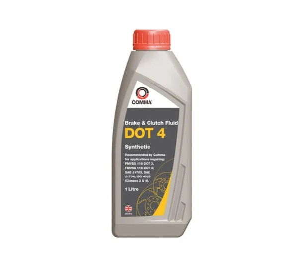 Жидкость тормозная Comma DOT4 Brake Fluid 1л BF41L DOT 4 - купить по ...