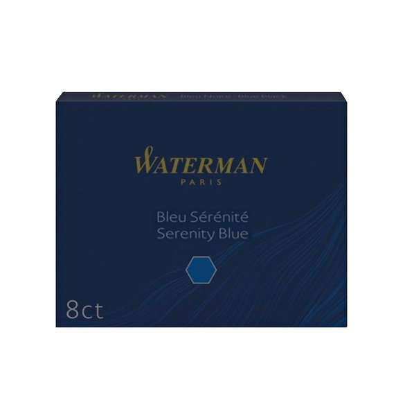Картриджи чернильные Waterman, 8 штук, синие, S0110860 - купить с ...