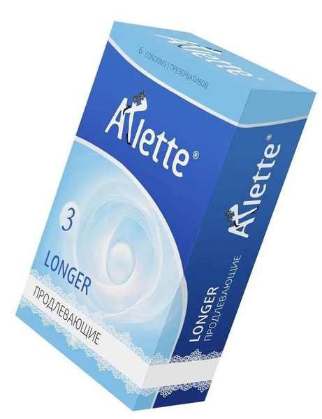Презервативы Arlette Longer с продлевающим эффектом - 6 шт. - купить с ...
