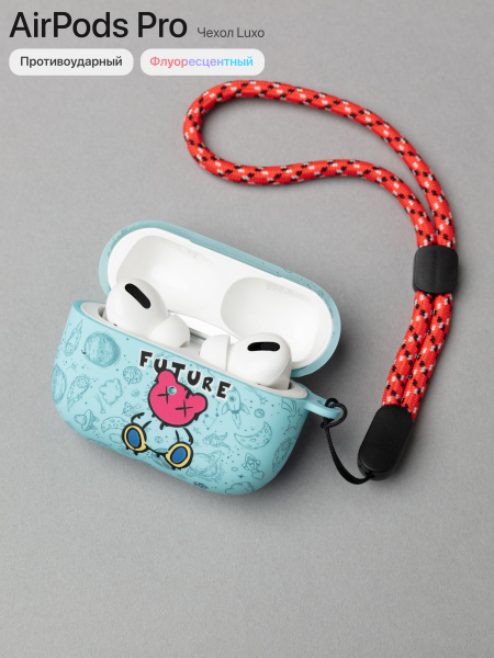 Чехол для airpods pro , на наушники айрподс про , защитный кейс силикон ...