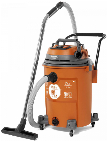 Строительный пылесос Daewoo Power Products DAVC 6025S 60 л, 2500 Вт ...