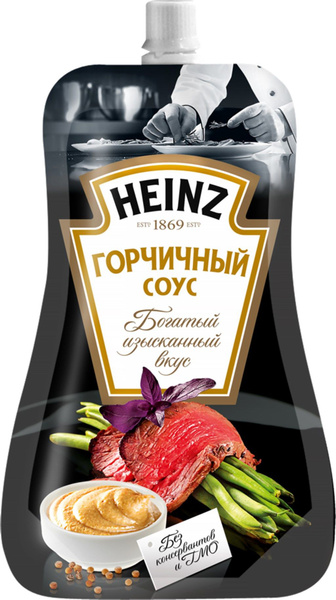 Соус HEINZ Горчичный, 230 г - 5 шт. - купить с доставкой по выгодным ...