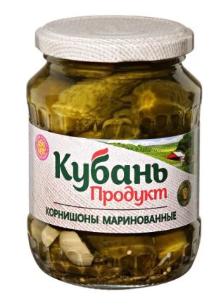 "Кубань Продукт" Корнишоны Маринованные ст/б 350гр.*5шт. купить на OZON ...