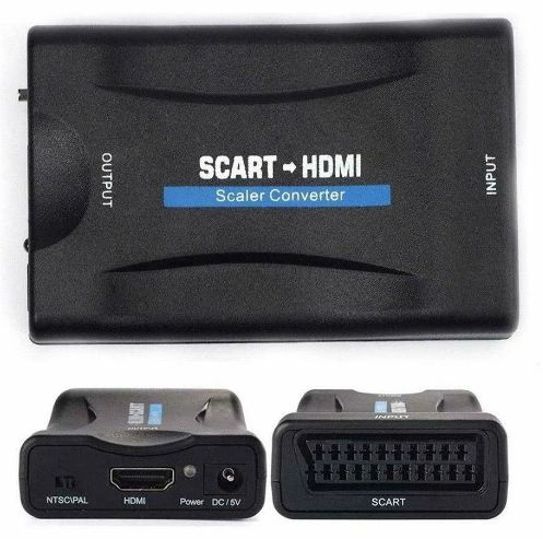 Конвертер переходник SCART в HDMI 1080 от сети 220В - купить с ...