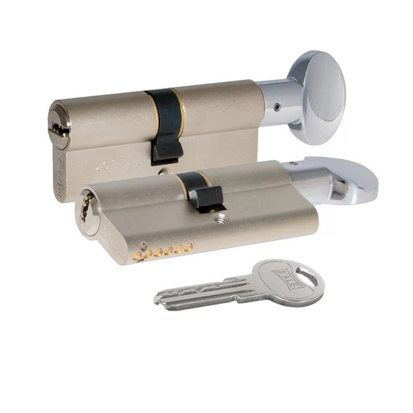 Личинка замка KALE с вертушкой 164 SM/90 35+10+45 мм Никель купить по ...