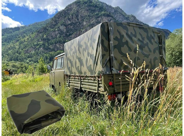 Тент на УАЗ 39094, Фермер старого образца, камуфляж купить по низкой ...
