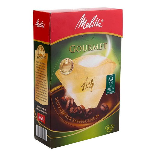 Фильтр для кофе неотбеленные Melitta, 80 шт - купить с доставкой по ...