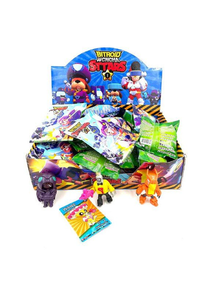 Коробка 24 штуки Brawl-Сюрприз в закрытом Пакетике Новая серия 50 из ...