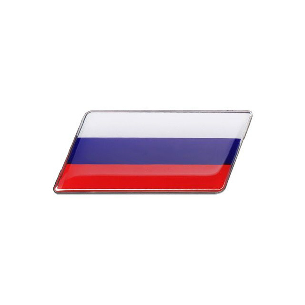 Шильдик/наклейка флаг России 64х32 мм (6.4x3.2 см) - купить по выгодным ...