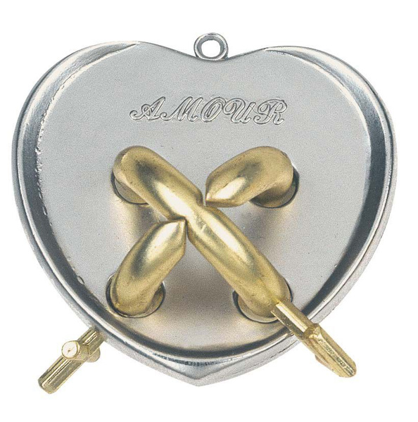 Hanayama Головоломка Амур / Huzzle Cast Amour 5* (6*5*0.5 см) - купить ...