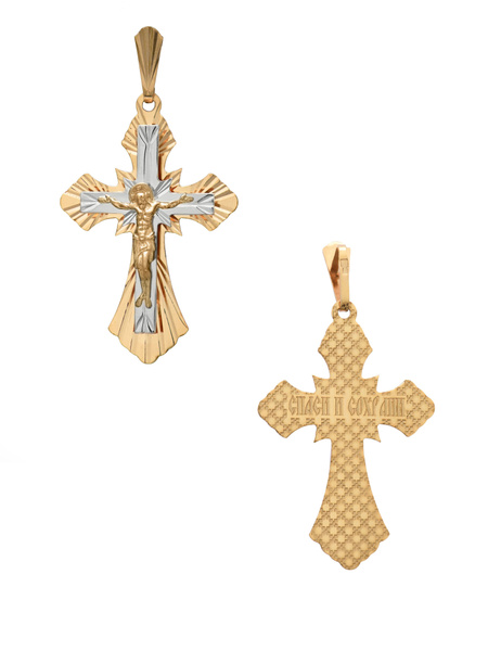 РАДУГА - ювелирная фабрика Крестик православный Радуга - купить с ...