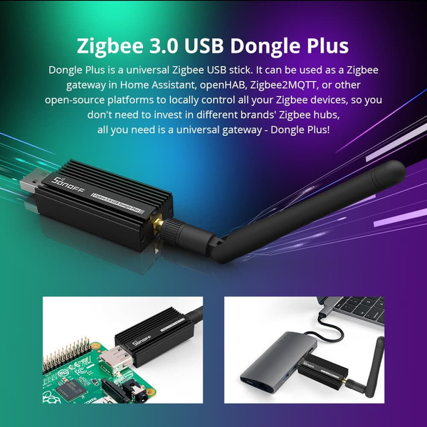 Zigbee координатор Sonoff ZBDongle USB Dongle Plus - купить с доставкой ...