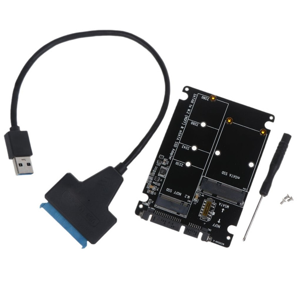 6 Гбит/ с для M.2 NGFF Msata SSD на Sata 3,0 2,5"Адаптер для ПК ...