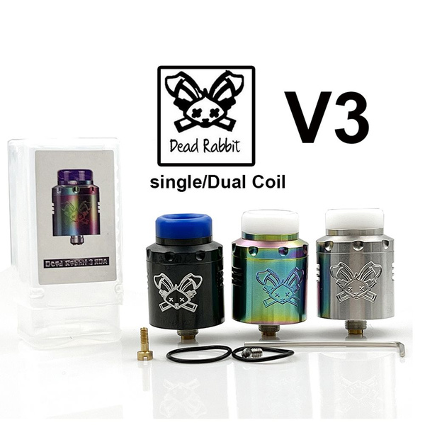 Атомайзер 510 24 мм DEAD RABBIT V3 RDA - купить с доставкой по выгодным ...