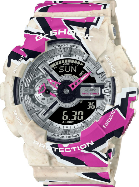 Японские наручные мужские часы Casio G-Shock GA-110SS-1A электронные ...
