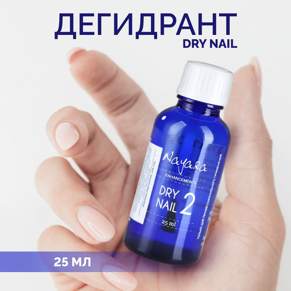 Nayada Дегидратор Dry Nail, обезжириватель для ногтей, жидкость для ...