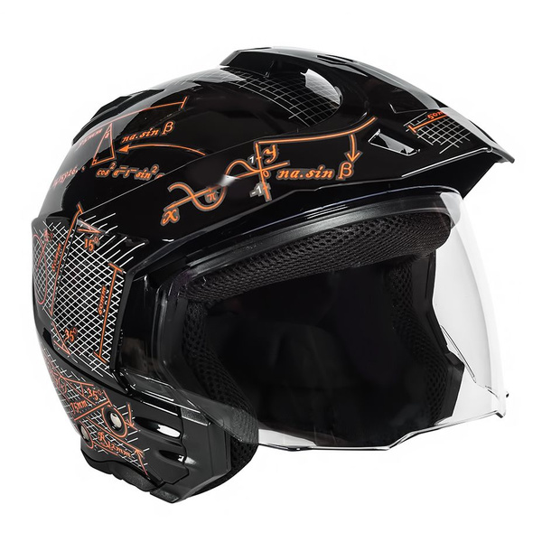 Шлем открытый COBRA JK521 (Черный, L) - купить с доставкой по выгодным ...