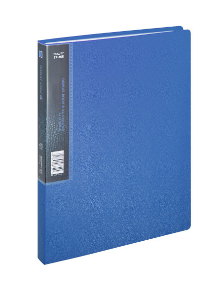 Папка с прозрачным вкладышами COMIX Elegant Stone A4, для документов на ...