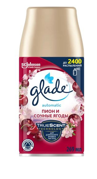 Glade Automatic сменный баллон Пион и сочные ягоды, 269 мл - купить с ...