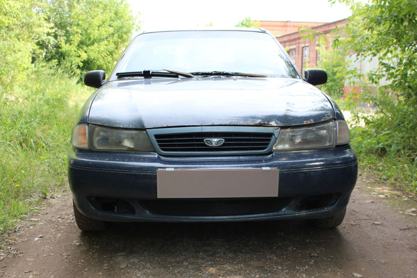 Защитная сетка радиатора черная Daewoo Nexia (1994-2008) / съемная ...