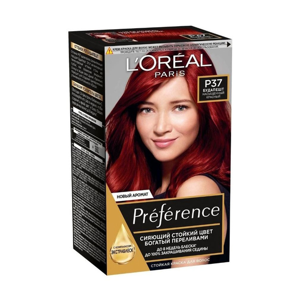 Стойкая краска для волос L'Oreal Paris Preference Р37 Будапешт ...