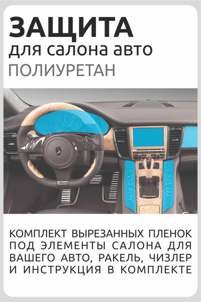 Комплект защитной полиуретановой пленки для салона авто Mercedes-Benz ...