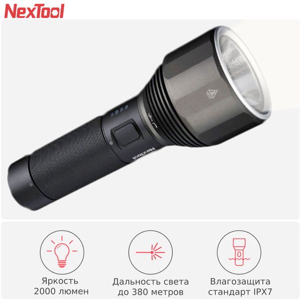Фонарь светодиодный NexTool Nato Outdoor Glare Flashlight (NE0126 ...