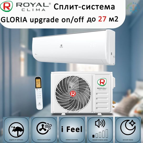 Кондиционер Royal Clima Gloria upgrade RC-GL28HN до 25 м2 - купить по ...