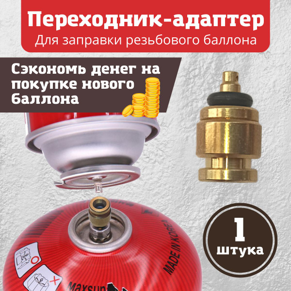 Переходник для горелки переходник для газовых баллонов - купить по ...