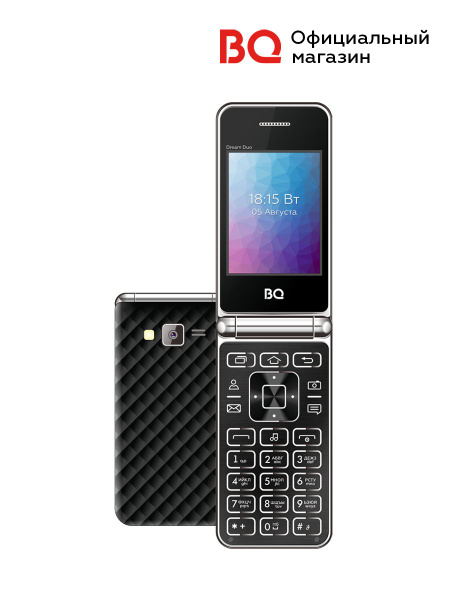 Мобильный телефон BQ 2446 Dream Duo, черный - купить по выгодной цене в ...