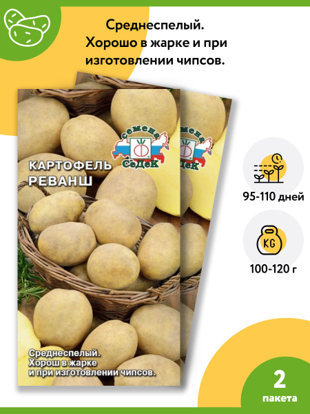 Картофель Седек семена картофеля_Реванш - купить по выгодным ценам в ...