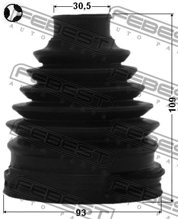 Пыльник шруса внутреннего (комплект) Febest 0115-GRJ150T - Febest арт ...