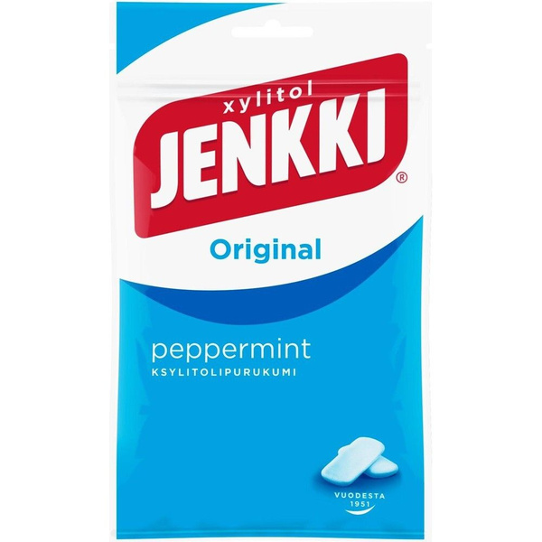 Жевательная резинка без сахара с ксилитом JENKKI мята - купить с ...