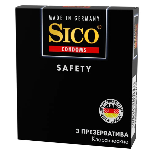 Презерватив Sico Safety классические N 3, 1уп - купить с доставкой по ...