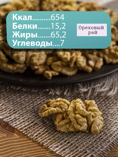 Грецкий орех, грецкий орех очищенный 1 кг. IDRIS. - купить с доставкой ...