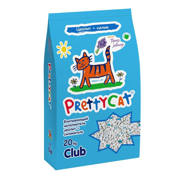 Наполнитель для кошачьего туалета PRETTY CAT Naturel впитывающий с ...