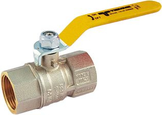 Кран для газа Tiemme TORNADO EN331 резьба В/В 1/2" ISO7/EN 10226, с ...