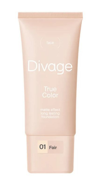 Тональный крем DIVAGE True Color, тон 01 Fair, 25 мл - купить с ...